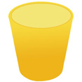 Bougeoir jaune Bougeoir jaune