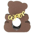 Contenant à dragées nounours, chocolat Contenant à dragées nounours, chocolat
