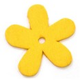 Fleurs en bois, jaune Fleurs en bois, jaune
