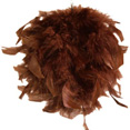 Boule en plumes chocolat Boule en plumes chocolat