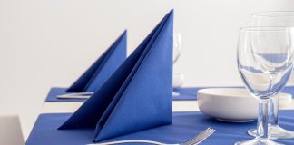 Pliage serviette déco table