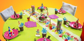 Décoration de table anniversaire d’enfant