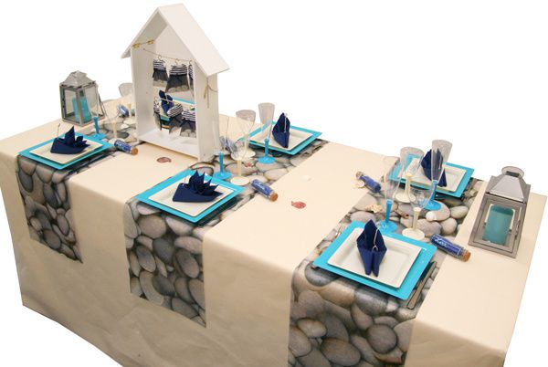 Décoration de table bord de mer