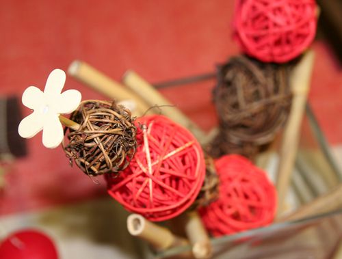 Détails des brochettes japon
